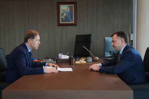 Slusar and Manturov meeting