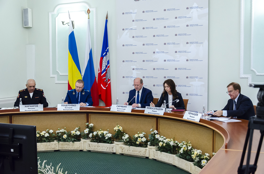 Winter works in Rostov